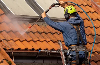 Démoussage et hydrofuge de toiture à Montgey